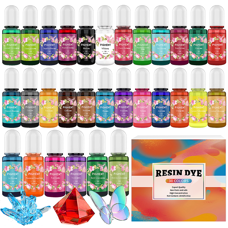Resin Pigment Set - Epoxy Resin Pigment Kits Candle Dye