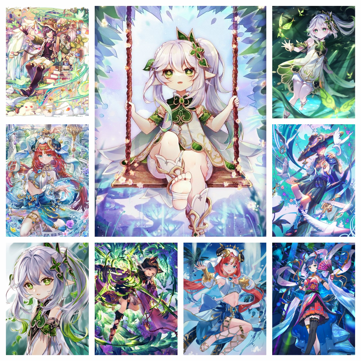 Resin Craft Genshin - Anime Genshin Impact Full Drill Diamond