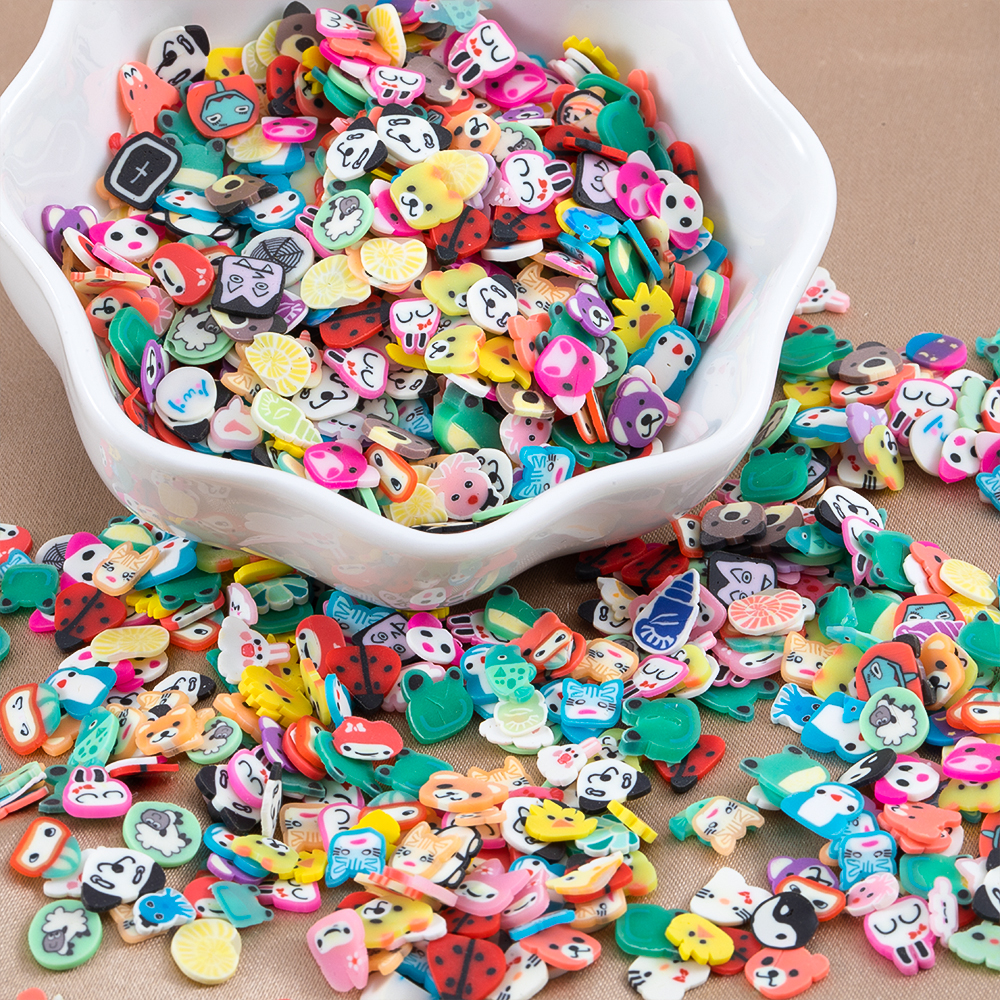 Flower Preservation Resin - 1000pcs Mix Fruit Soft Clay Slime