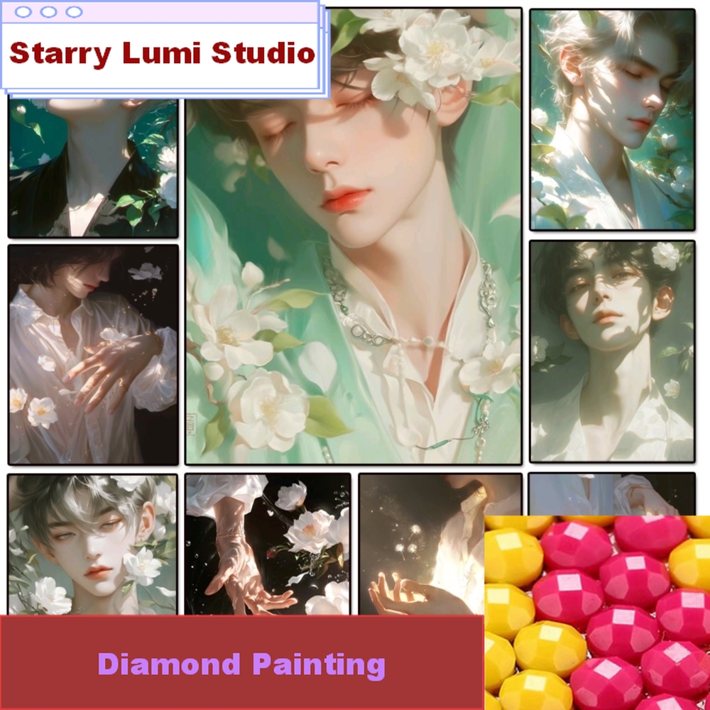 Resin Jewelry Kit - Handsome Boy 5d Diy Diamond Painting