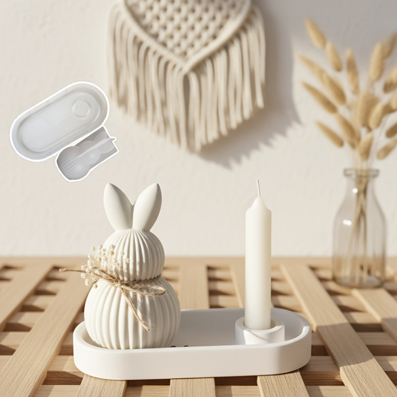 Silicone Mold Tray - DIY Plaster Silicone Mold 2pcs/Set Candle