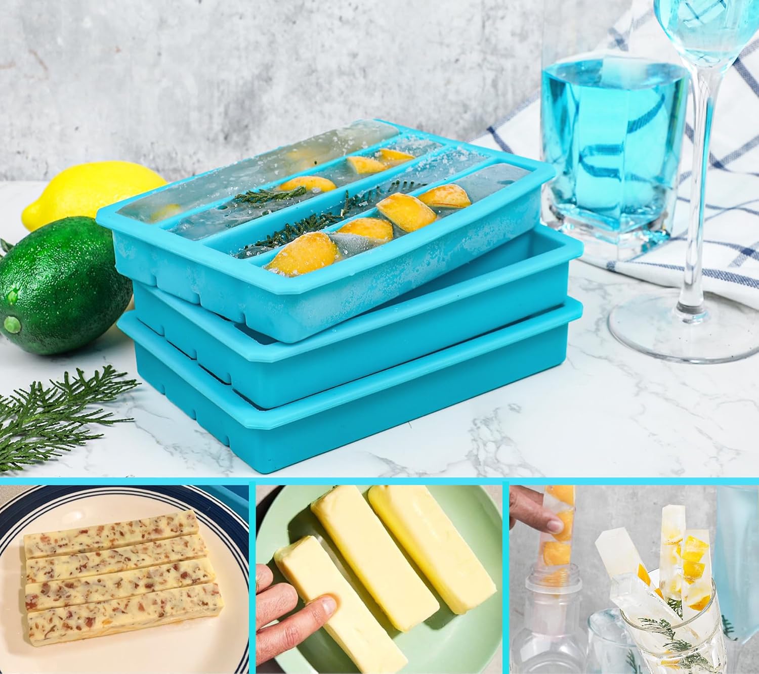 Long Ice Cube Sticks Mold for  - đánh giá và giá Silicone Mold Tray