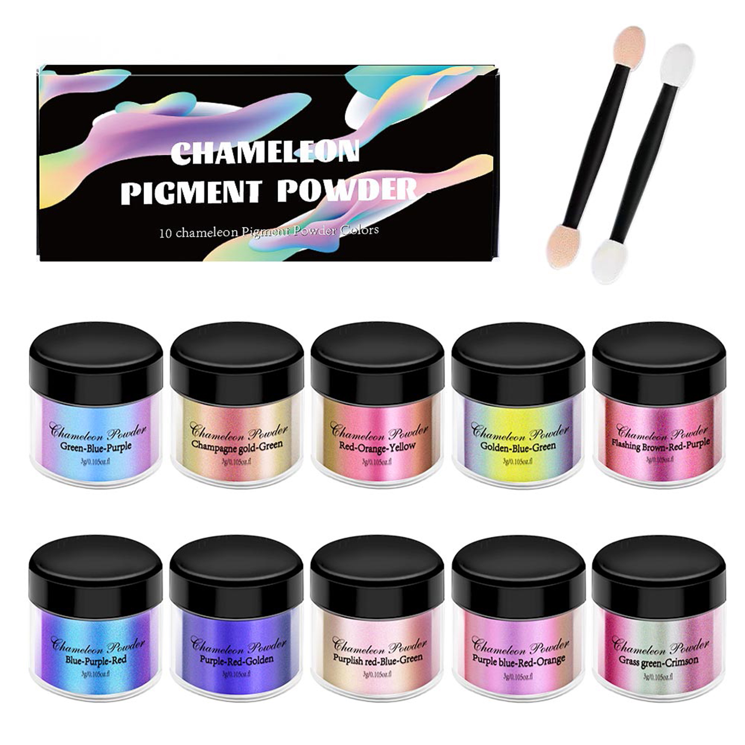 10/20pcs Mirror Chameleons Pig - đánh giá và giá Resin Pigment Set