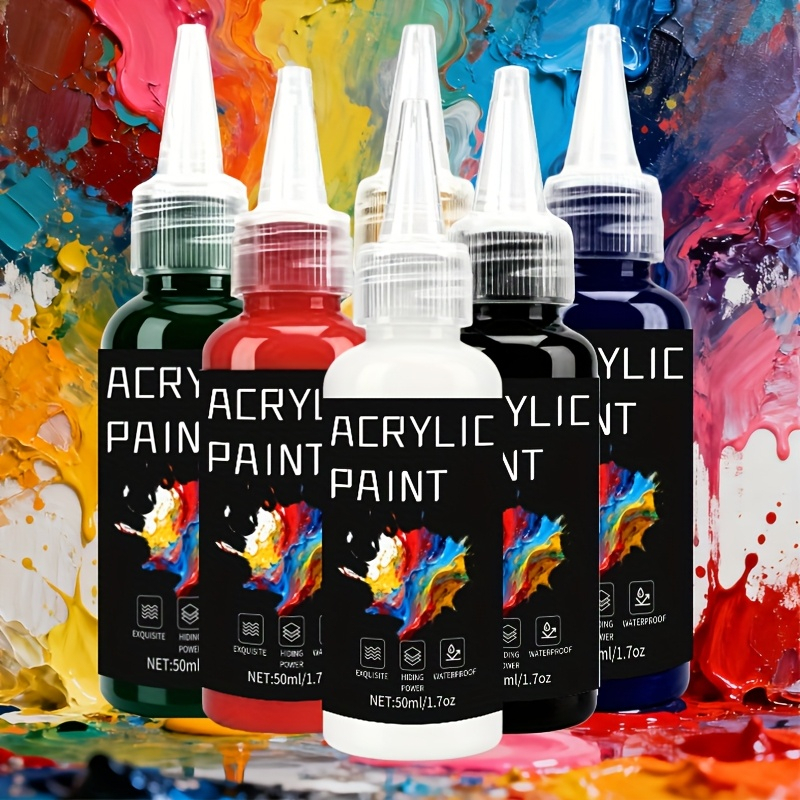Acrylic Paint Set 6 Colors 50m - đánh giá và giá Resin Pigment Set