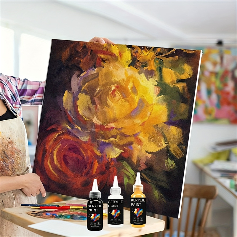 Acrylic Paint Set 6 Colors 50m - đánh giá và giá Resin Pigment Set