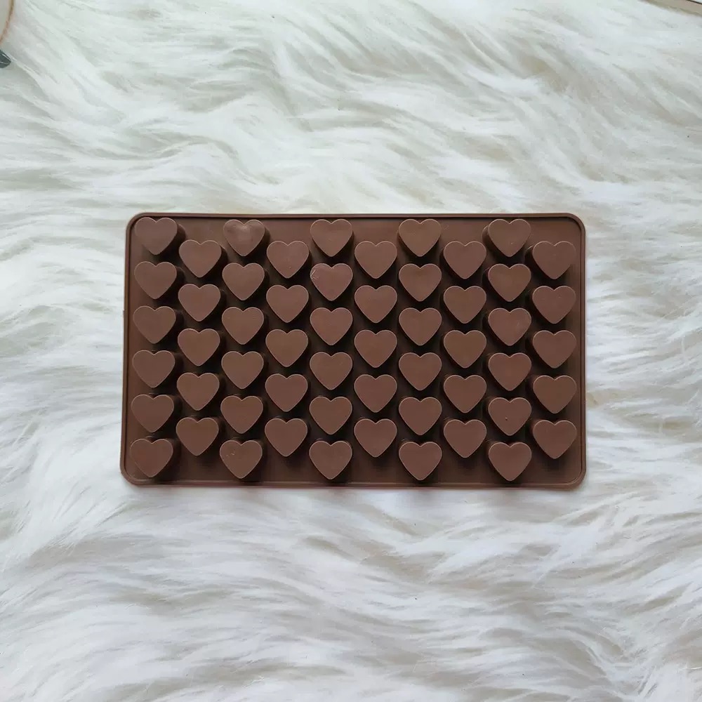 55Cavities Small Heart Silicon - đánh giá và giá Silicone Mold Tray