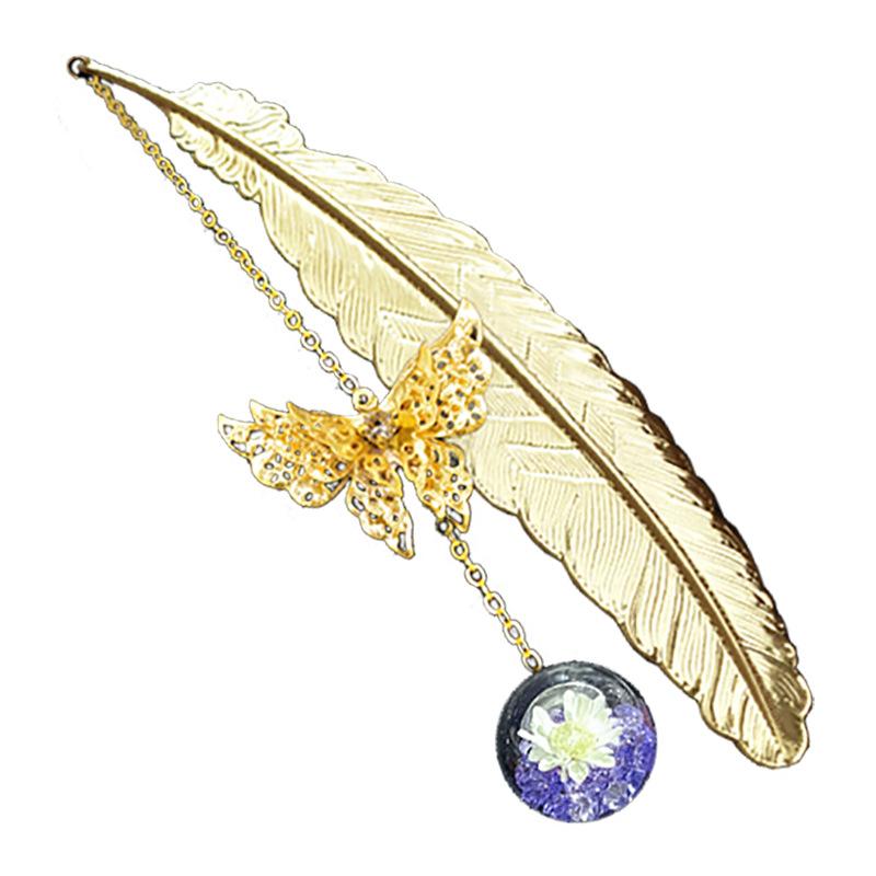 1PC Metal Bookmark Creative Im - đánh giá và giá Dried Flower Bulk