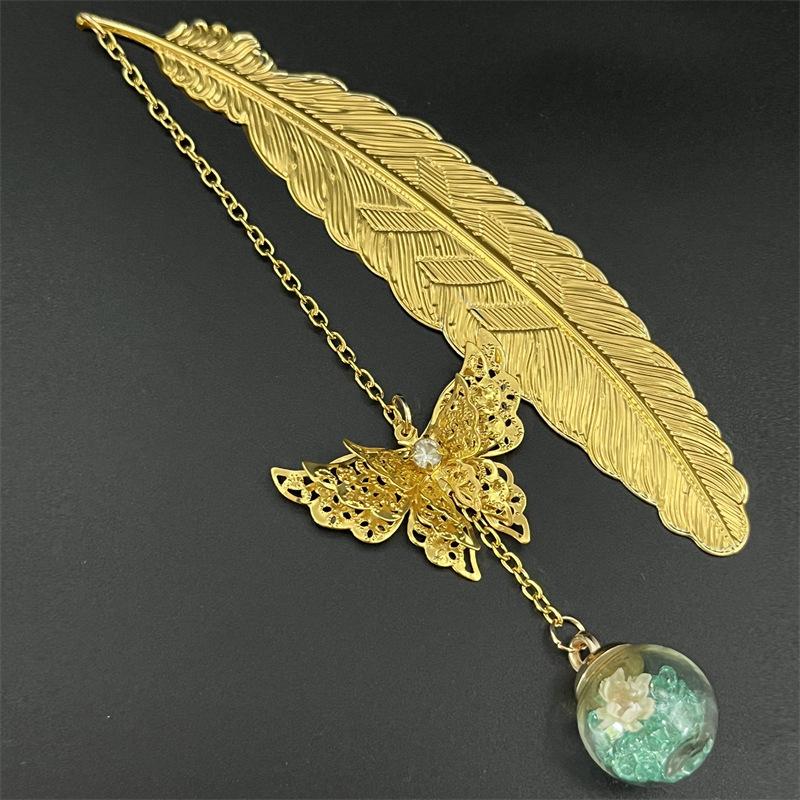 1PC Metal Bookmark Creative Im - đánh giá và giá Dried Flower Bulk