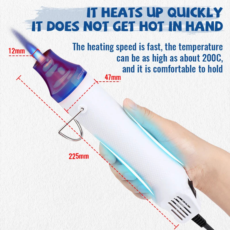 Hot Air Gun 220V Soldering Tem - đánh giá và giá Heat Gun Small