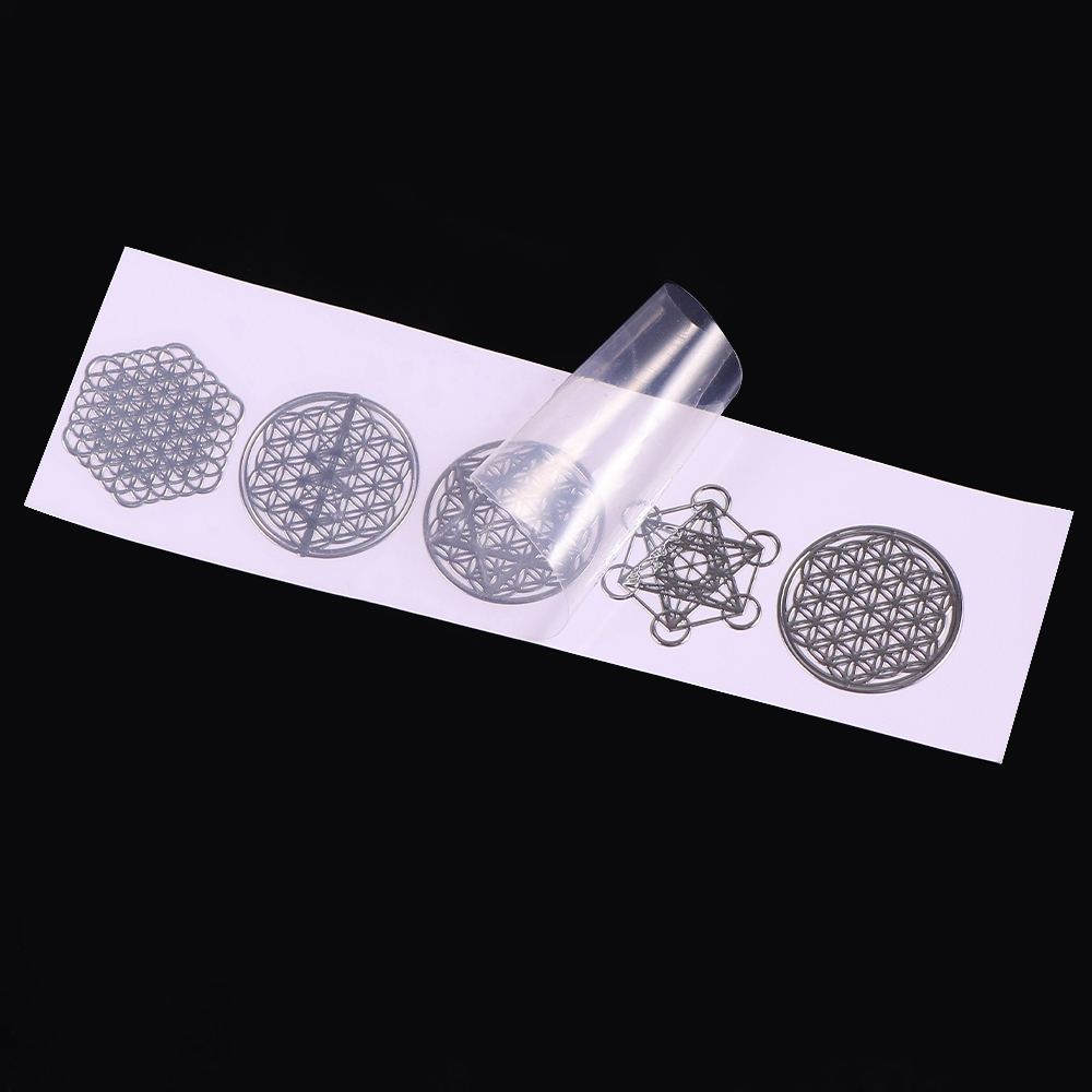 New Geometric Pattern Metal En - đánh giá và giá Flower Preservation Resin