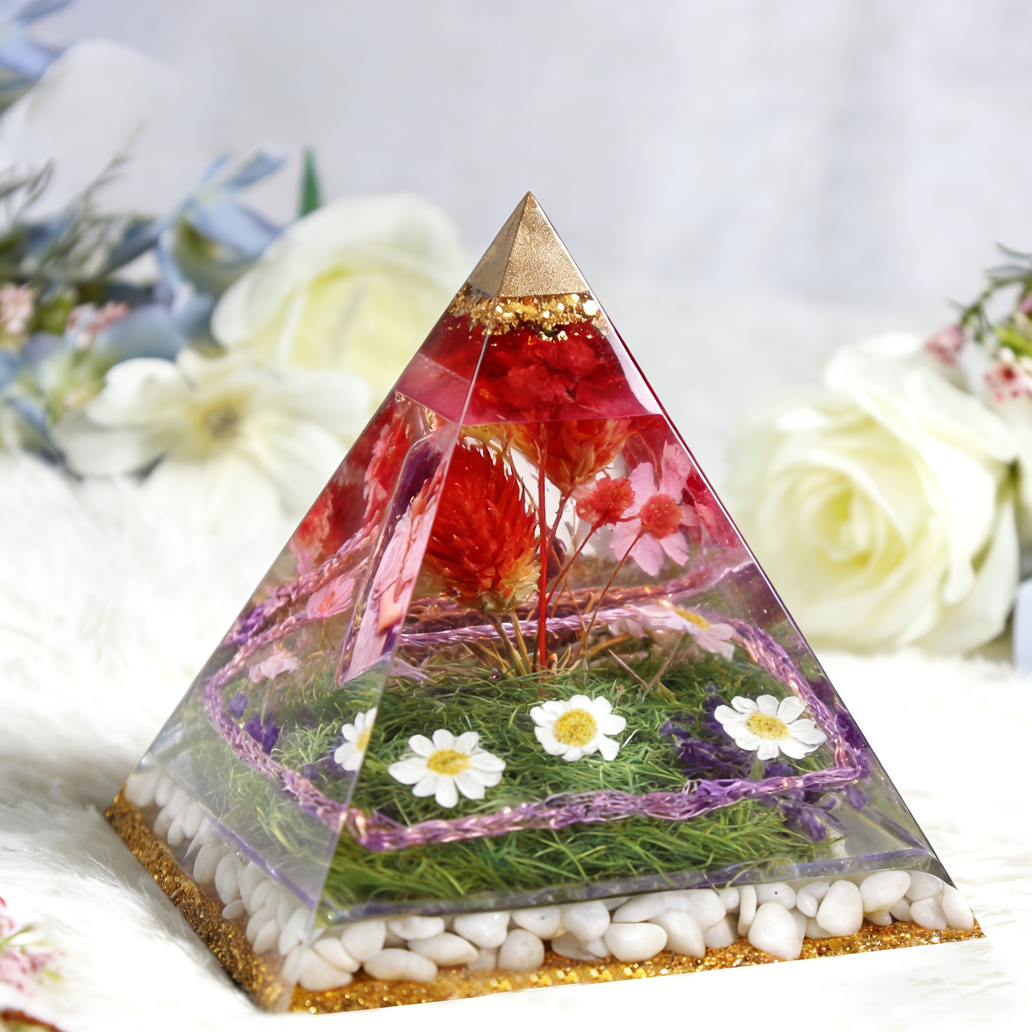 5pc- Pyramid resin molds of va - đánh giá và giá Resin Jewelry Kit