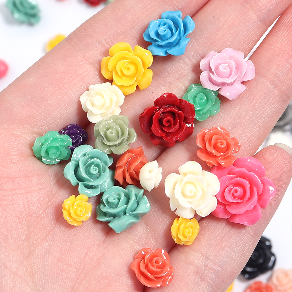 10pcs 6 8 10 12 15mm Imitation - đánh giá và giá Flower Preservation Resin