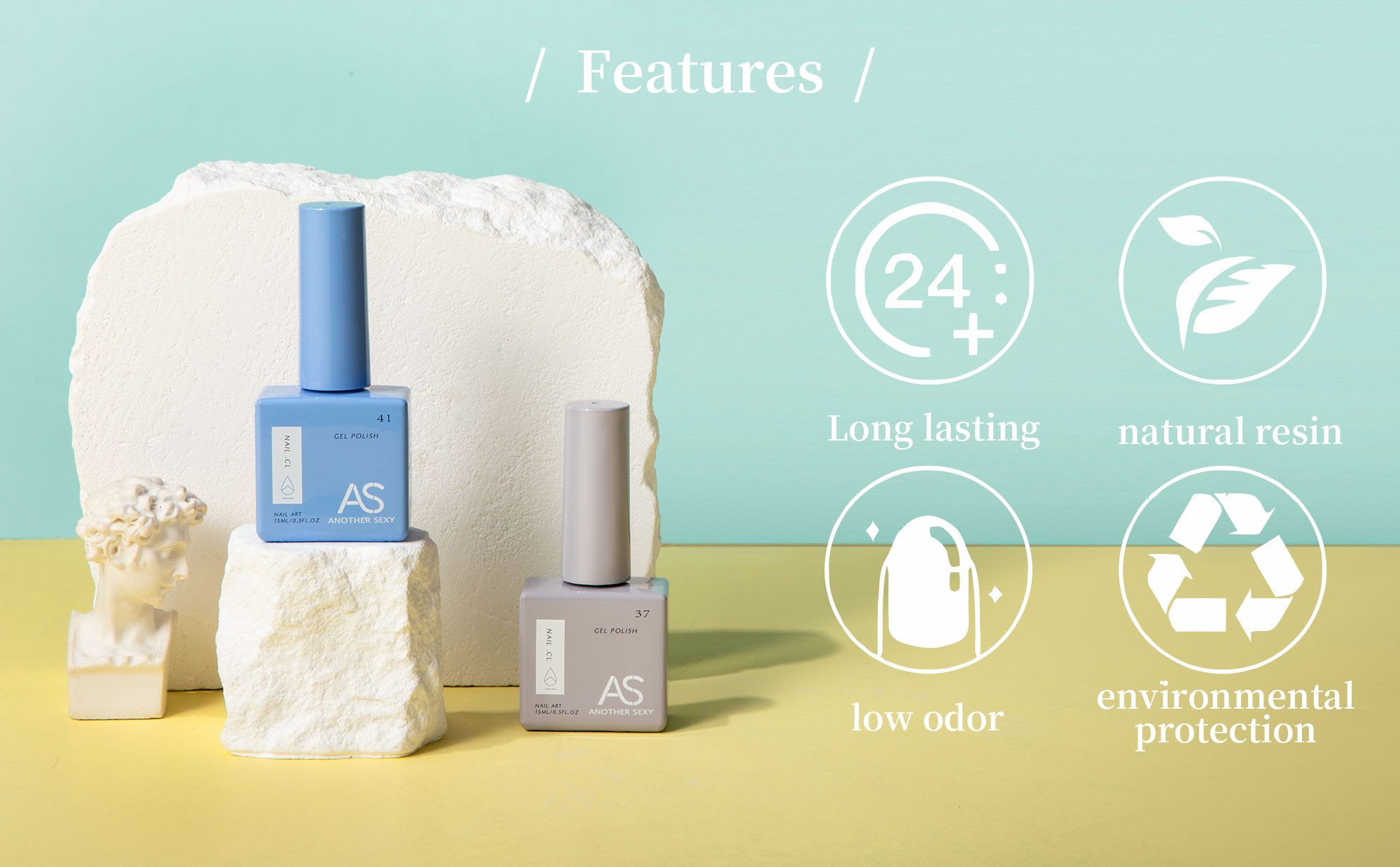 AS 15ml Gel Nail Polish Not Se - đánh giá và giá Resin Glitter Pack