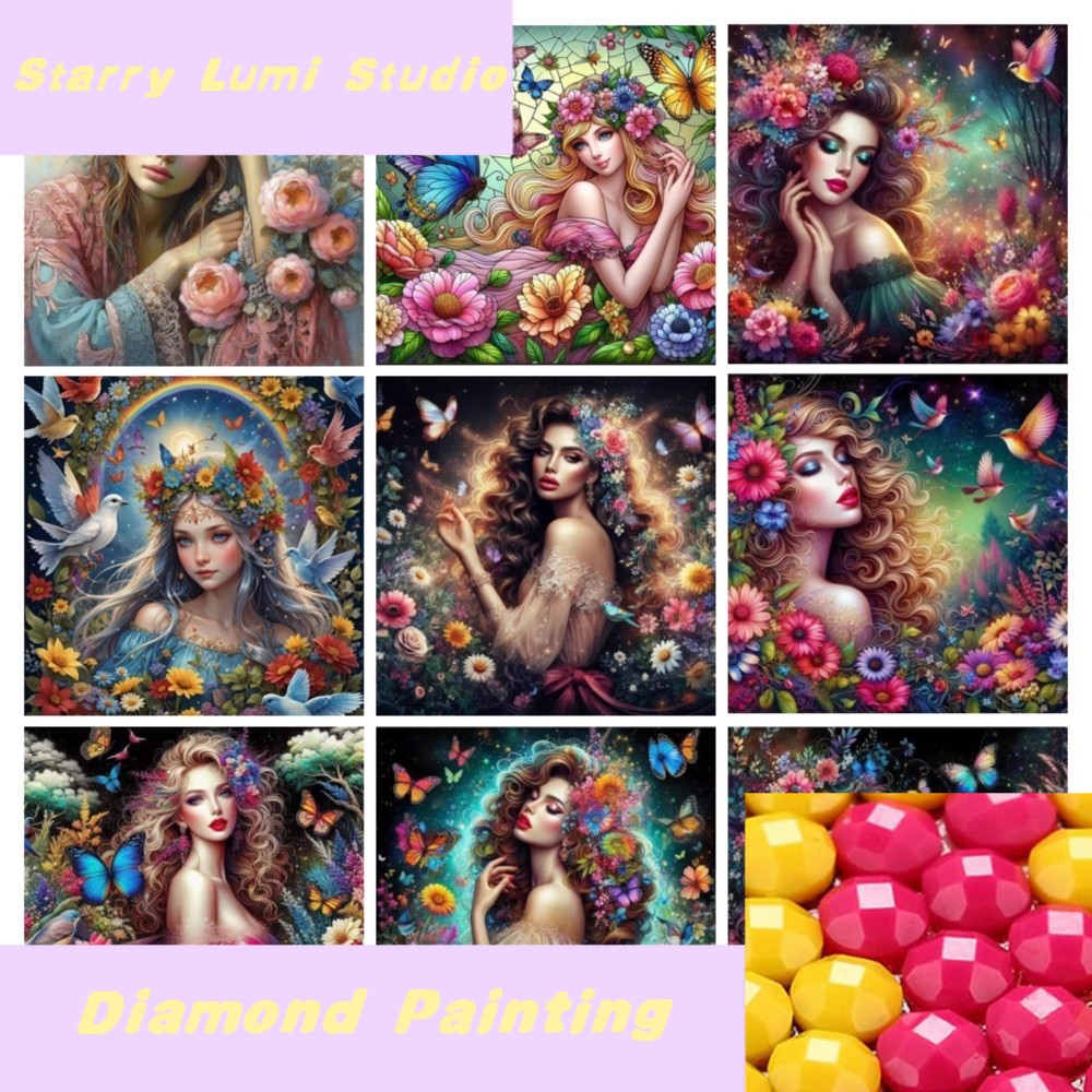 Diy 5d Diamond Painting Flower - đánh giá và giá Resin Jewelry Kit