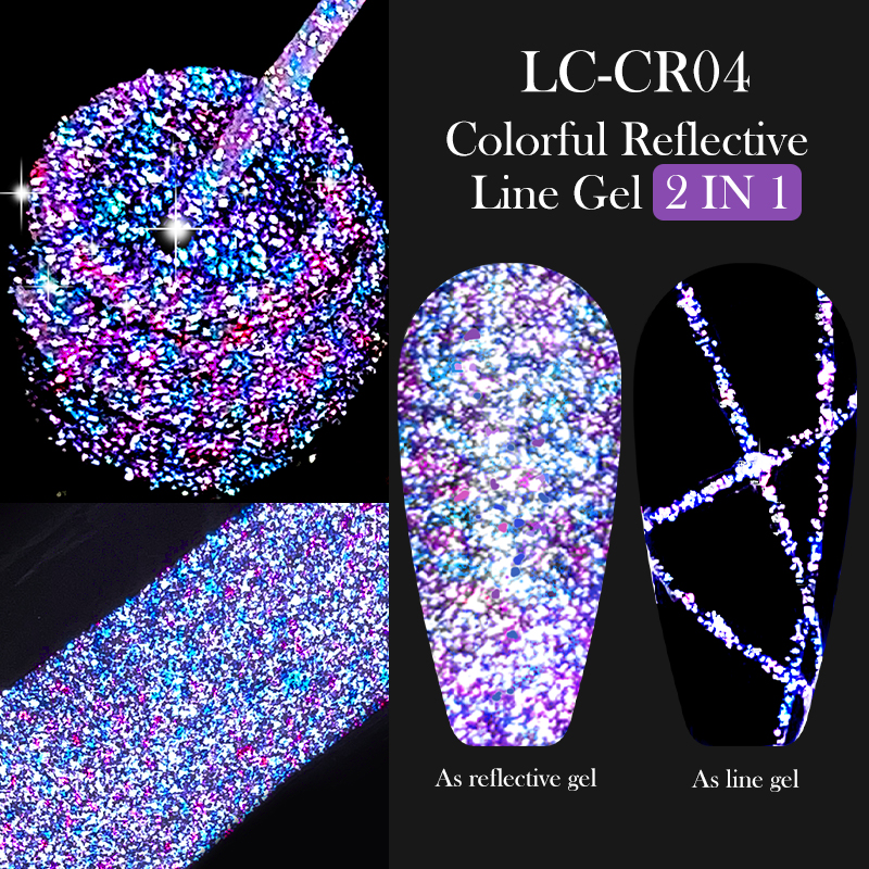 LILYCUTE 6Pcs/Set 5ml Reflecti - đánh giá và giá Resin Glitter Pack