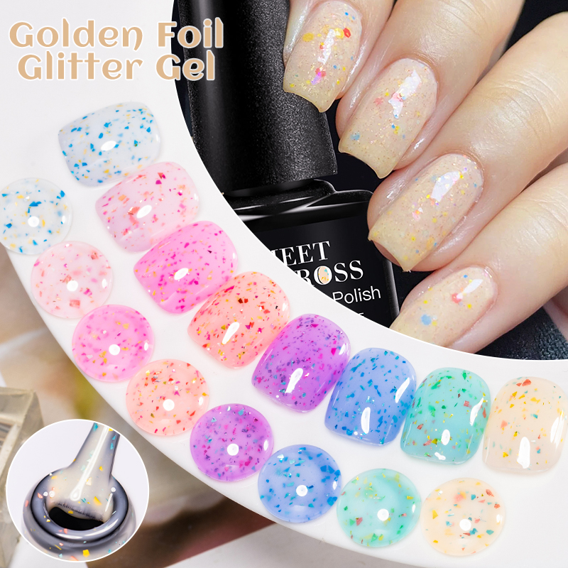 7ML MEET ACROSS Golden foil gl - đánh giá và giá Gold Foil Flakes