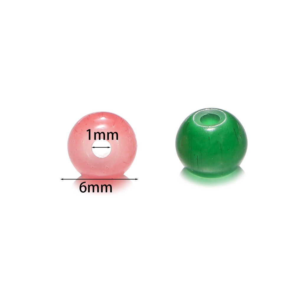 30/50pcs 6mm Glass Round Beads - đánh giá và giá Resin Craft Material