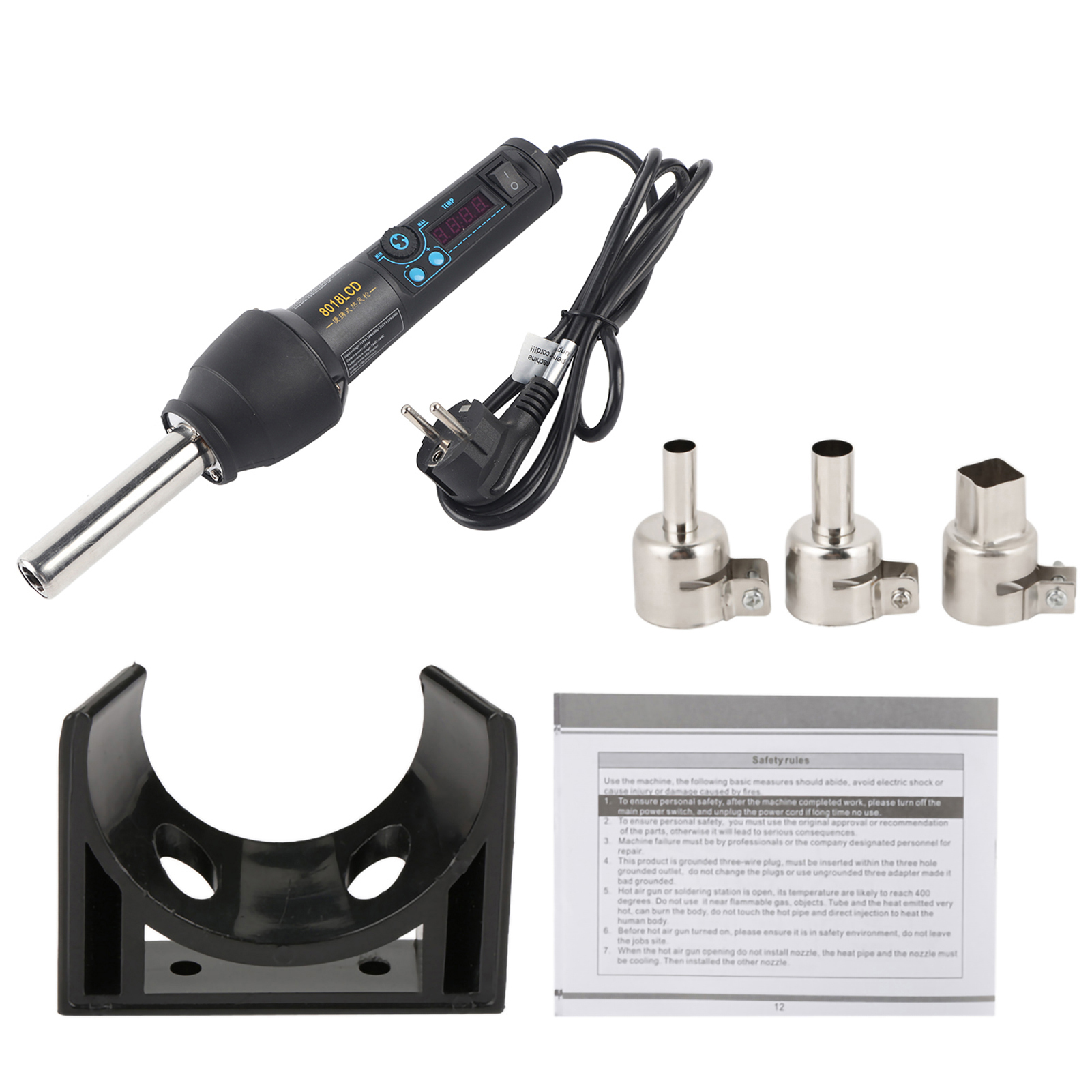 8858‑I / 650W LED Digital Disp - đánh giá và giá Heat Gun Small