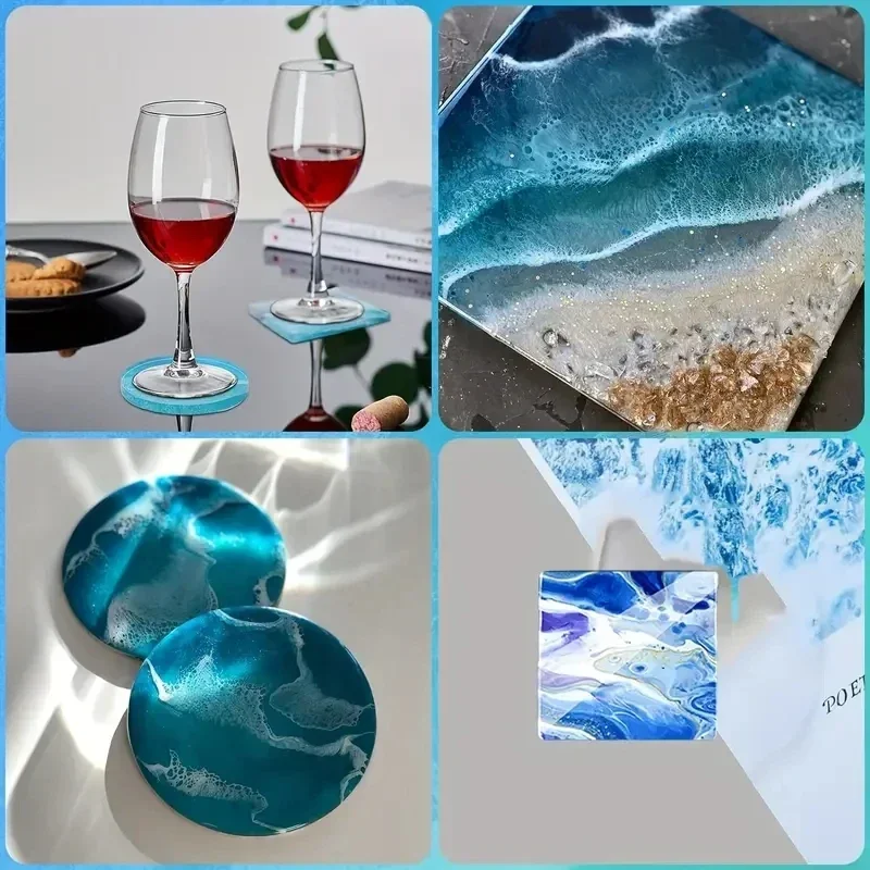 5Pcs/Set DlY Epoxy Resin Cup C - đánh giá và giá Silicone Mold Tray