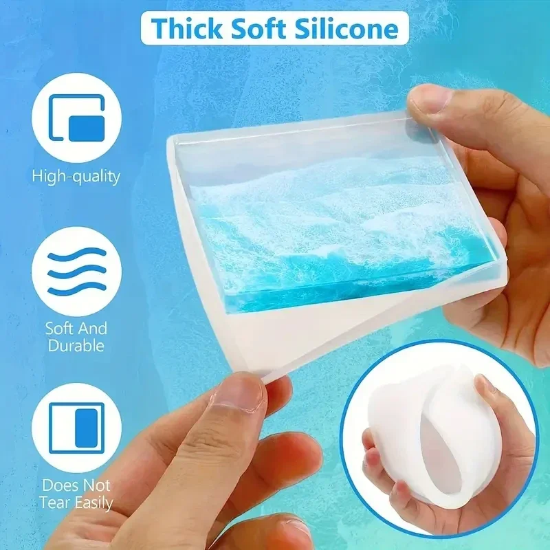 5Pcs/Set DlY Epoxy Resin Cup C - đánh giá và giá Silicone Mold Tray