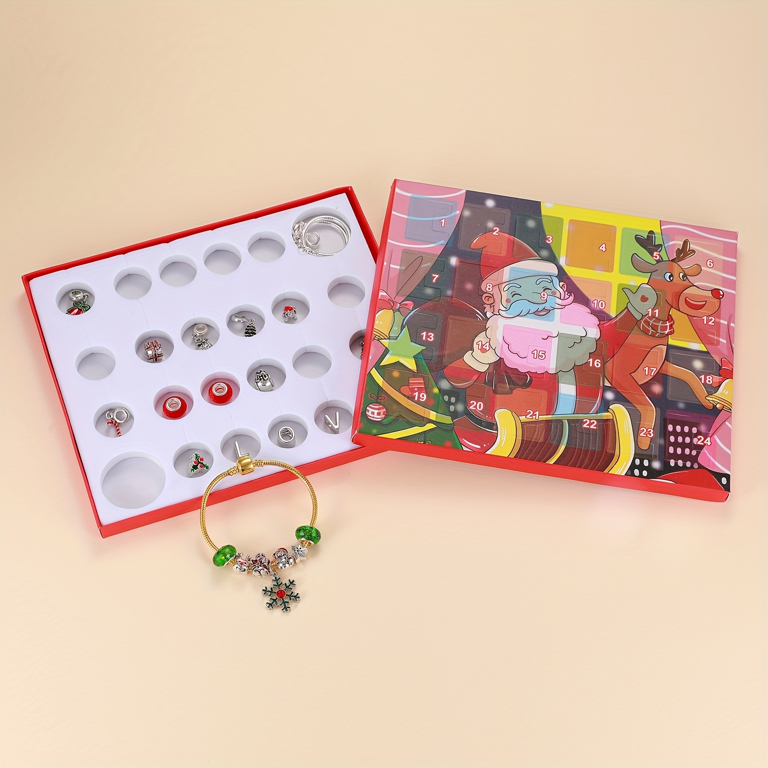Snowman Christmas Advent Calen - đánh giá và giá Resin Jewelry Kit
