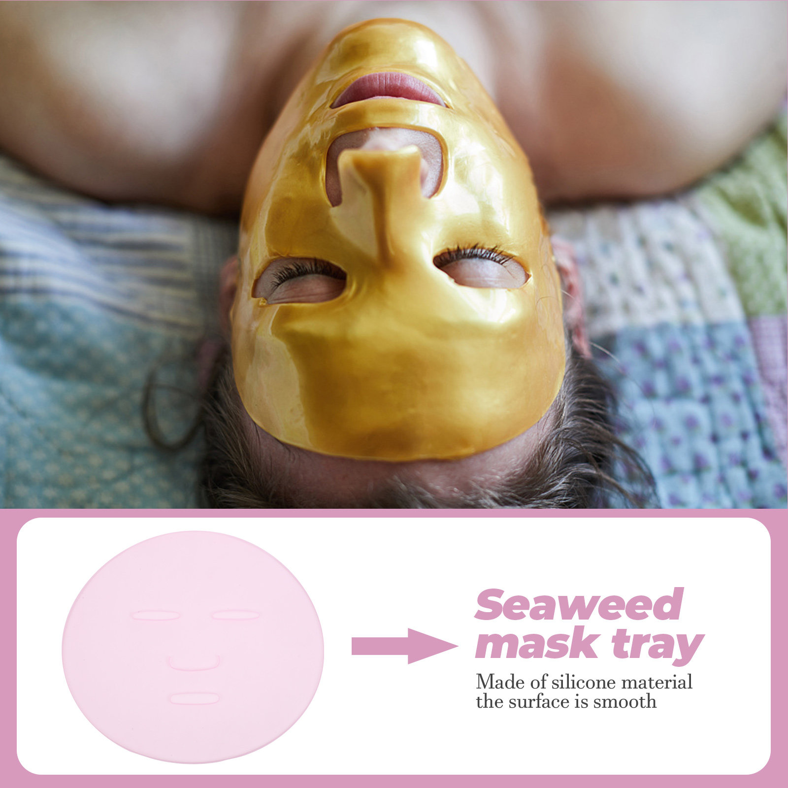 2Pcs DIY Seaweed Mask Mold Reu - đánh giá và giá Silicone Mold Tray