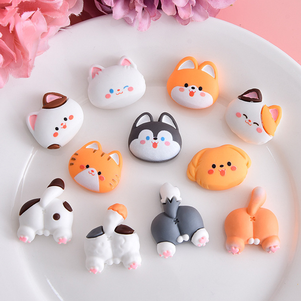 14Pcs DIY Resin Cartoon Charms - đánh giá và giá Resin Crafts Diy