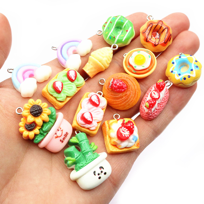 10pcs Mixed Colors Resin Cute  - đánh giá và giá Flower Preservation Resin