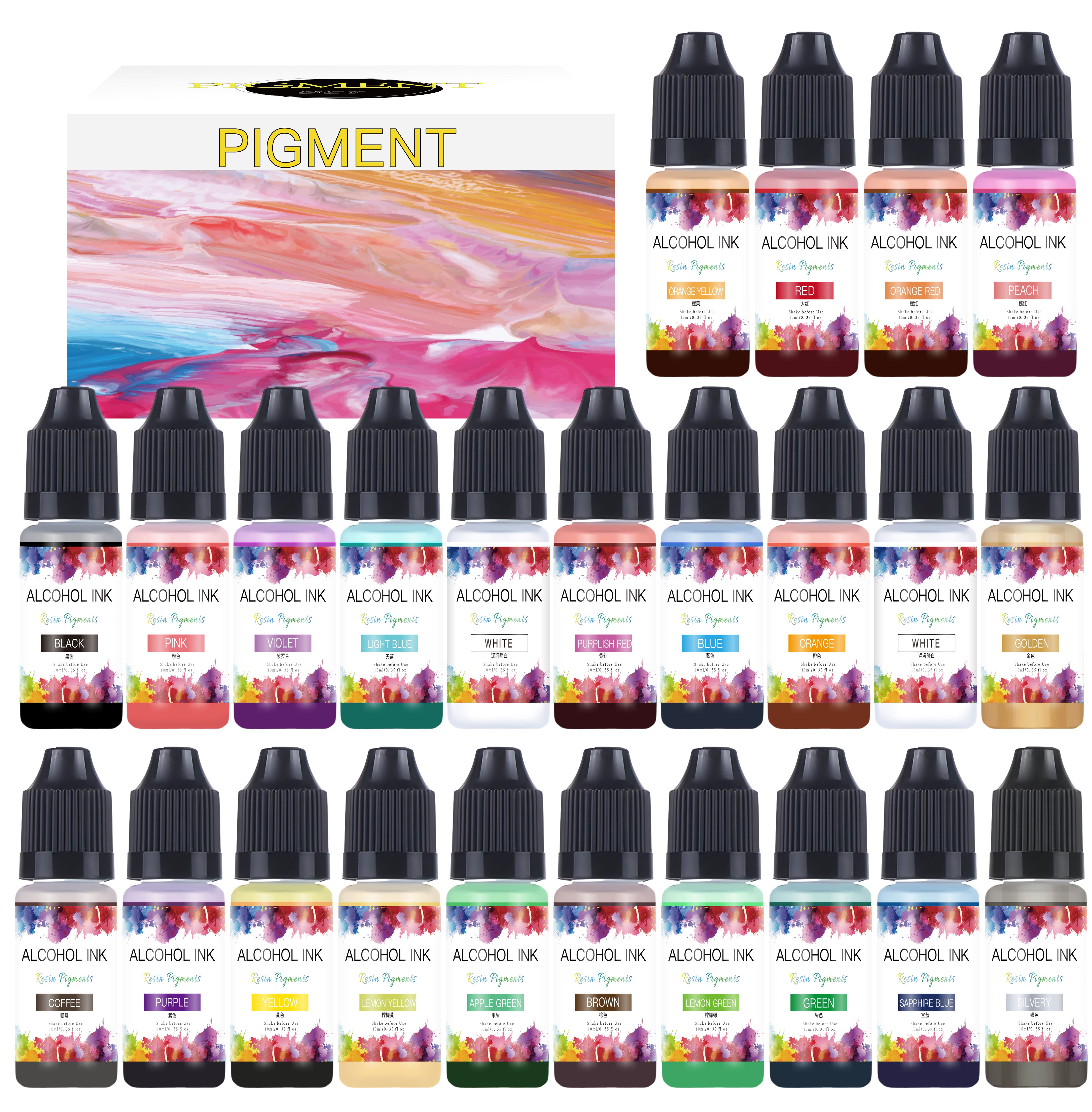 10ml Alcohol Ink Art Epoxy Res - đánh giá và giá Resin Dye Alcohol