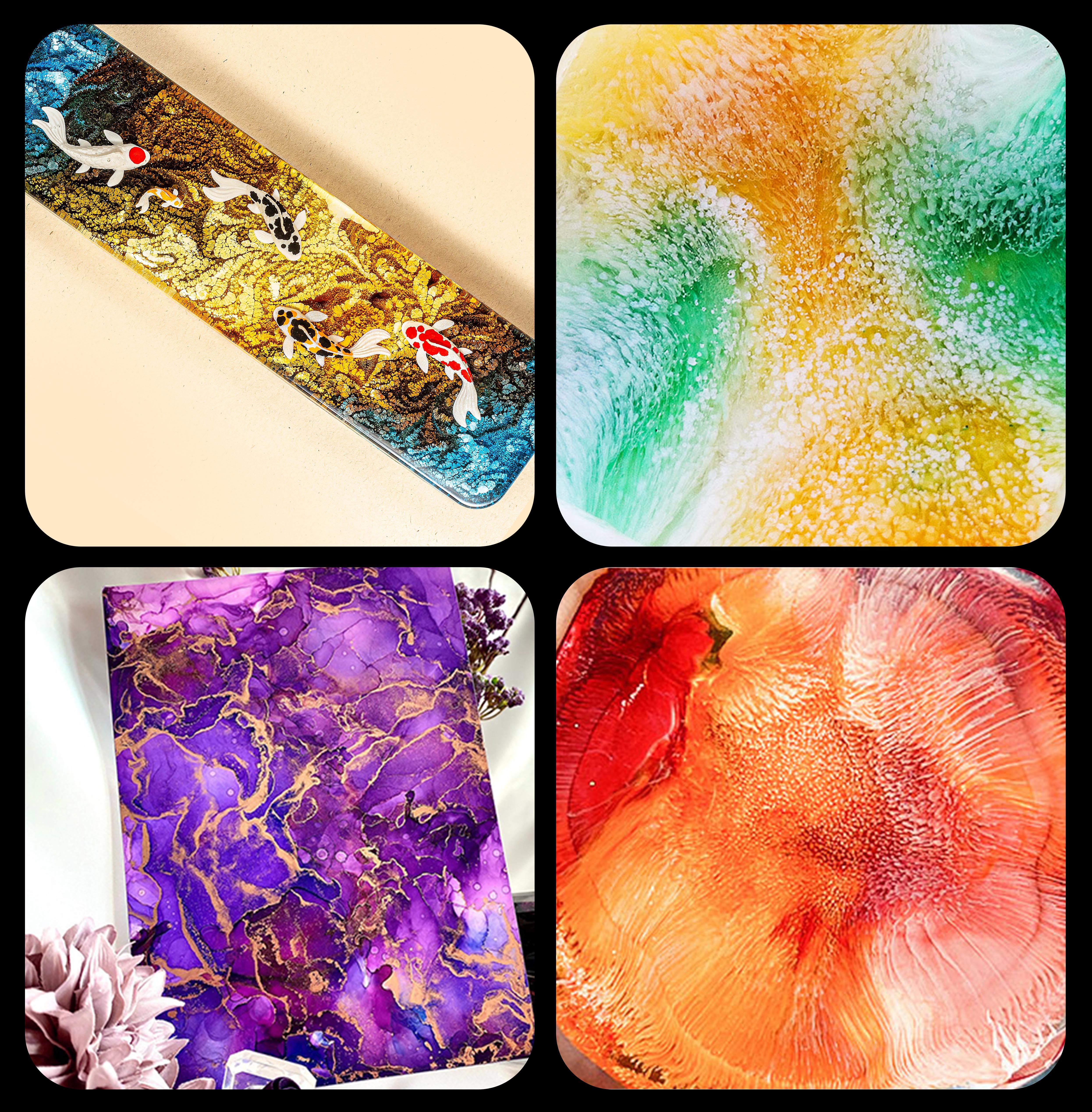 10ml Alcohol Ink Art Epoxy Res - đánh giá và giá Resin Dye Alcohol