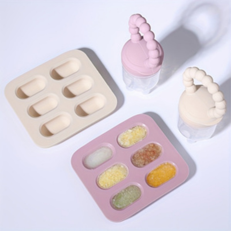 2pcs/set Baby Feeding Set: Fru - đánh giá và giá Silicone Mold Tray