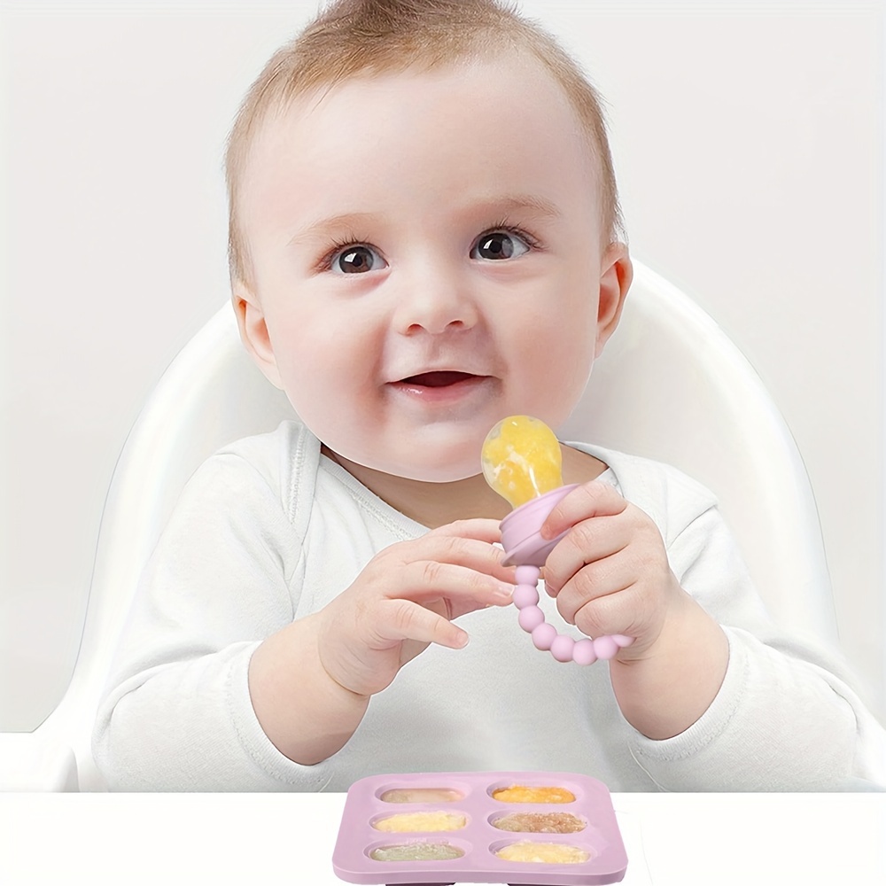 2pcs/set Baby Feeding Set: Fru - đánh giá và giá Silicone Mold Tray