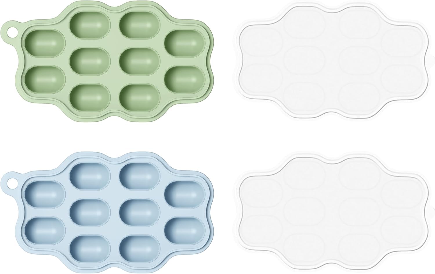 2-Pack Silicone Baby Food Free - đánh giá và giá Silicone Mold Tray