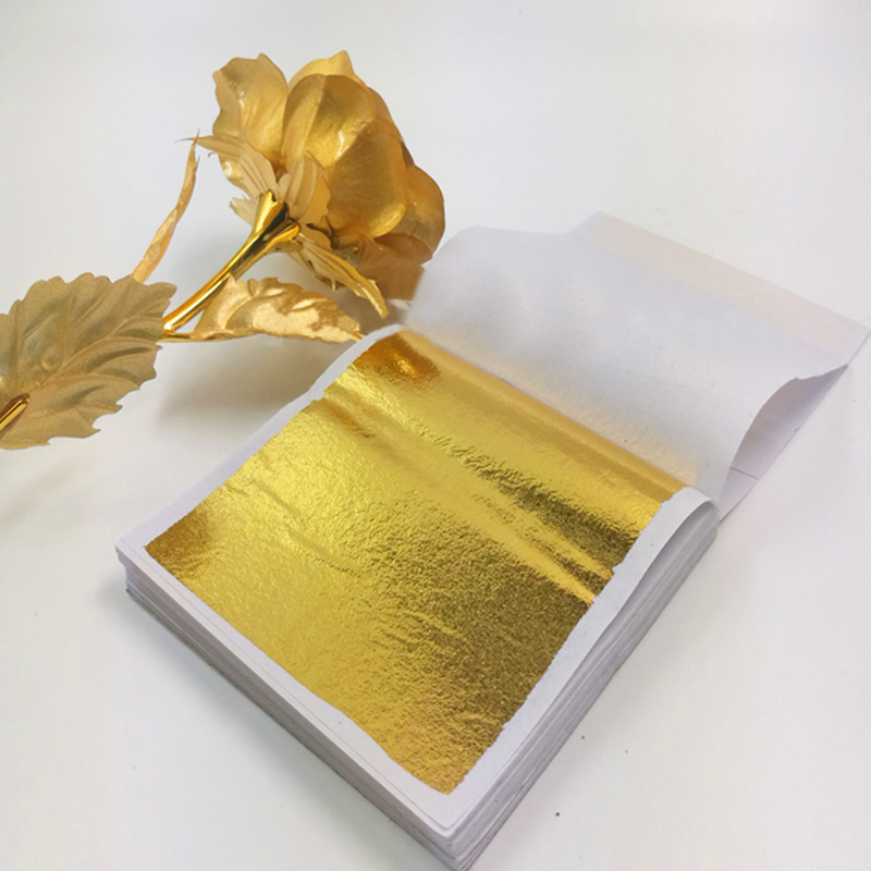 100pcs Imitation Gold Sliver L - đánh giá và giá Gold Foil Flakes
