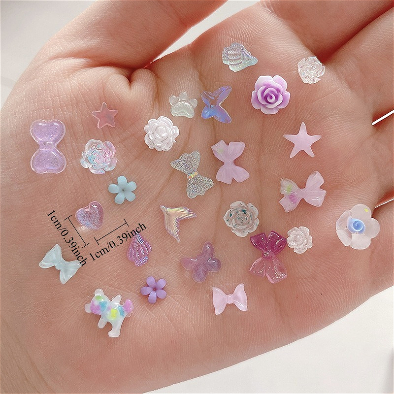 50pcs/pack Luminous Light Resi - đánh giá và giá Resin Glitter Pack