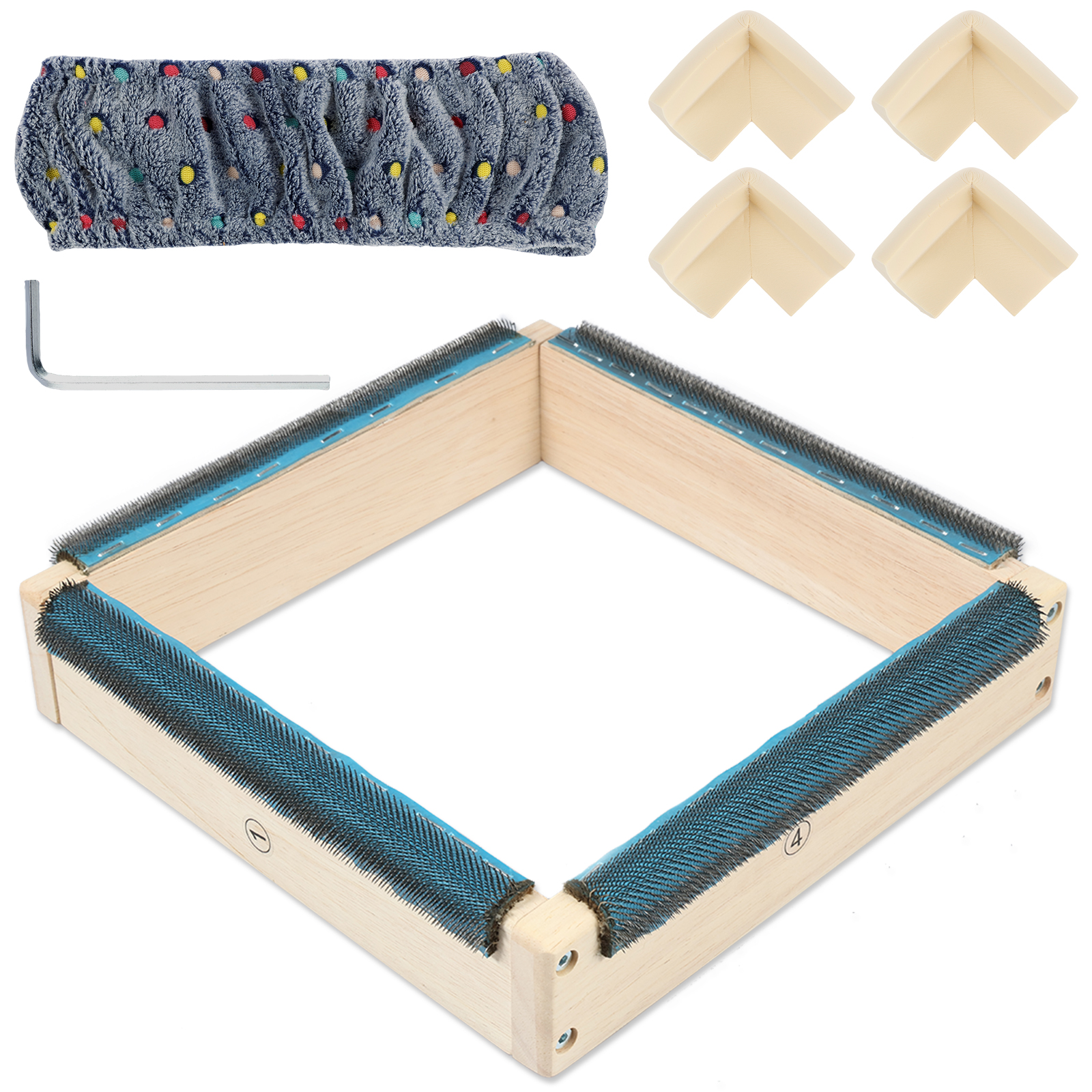 Punch Needle Frame Square Embr - đánh giá và giá Wood Ring Blank
