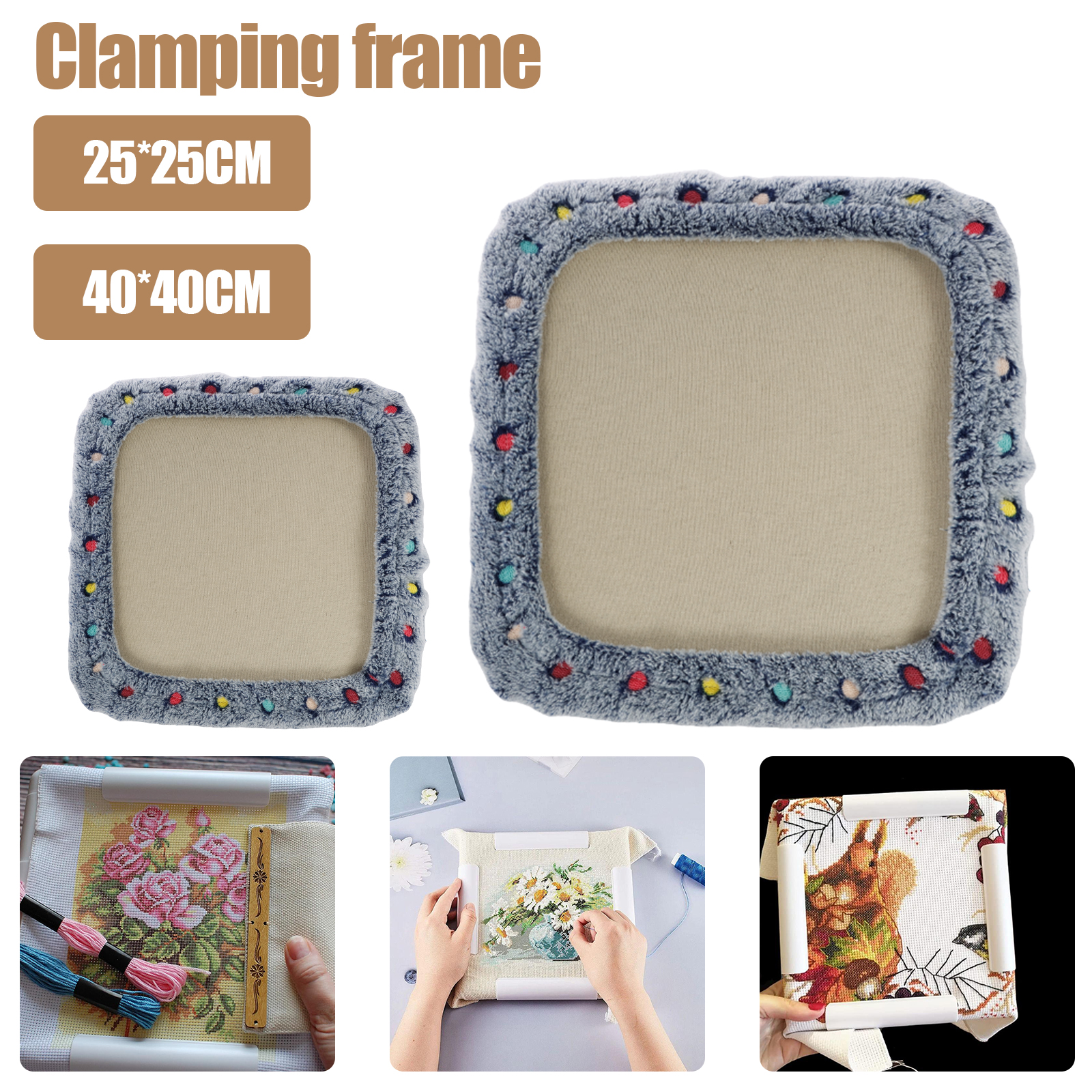 Punch Needle Frame Square Embr - đánh giá và giá Wood Ring Blank
