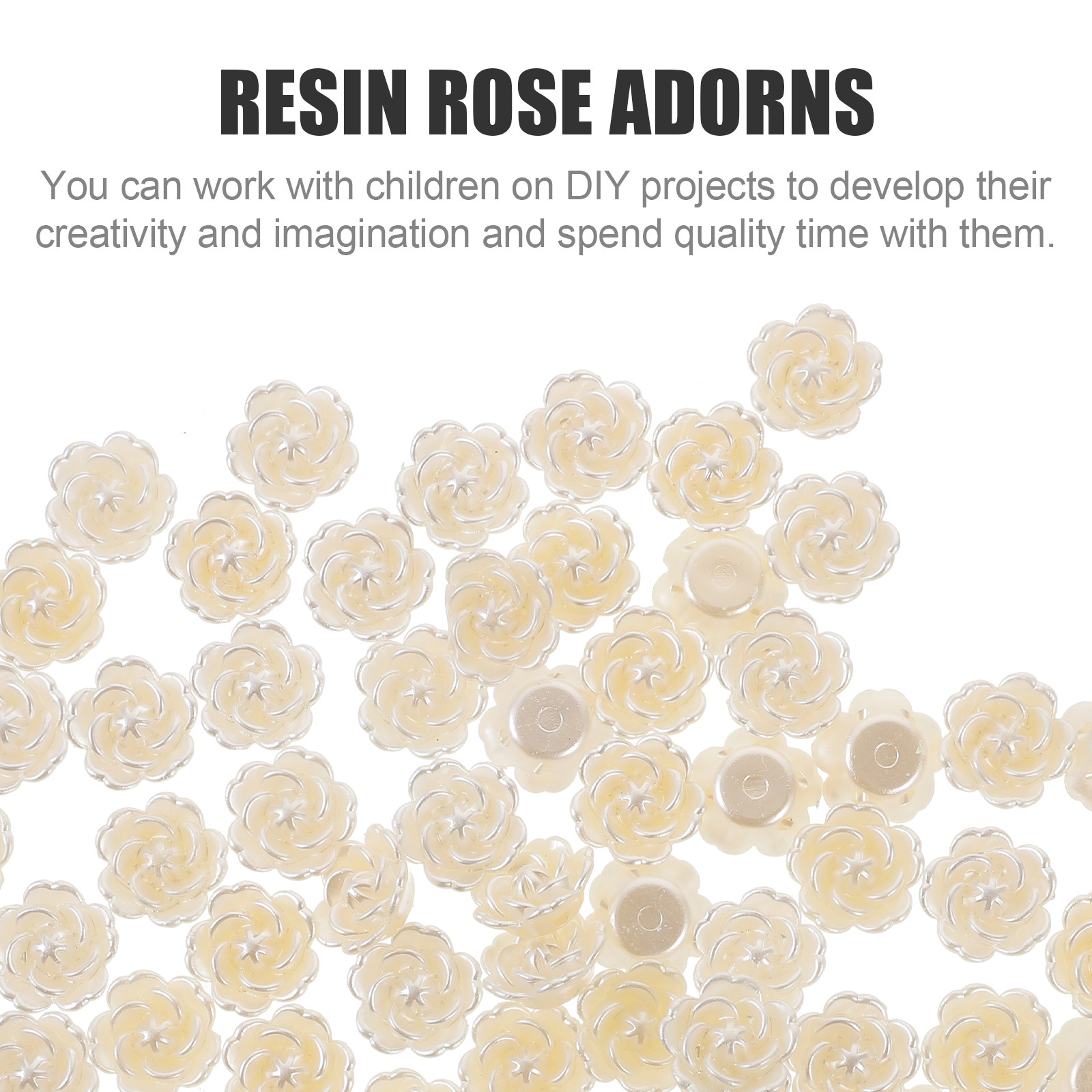 100Pcs Resin Rose Charms Handc - đánh giá và giá Resin Craft Material