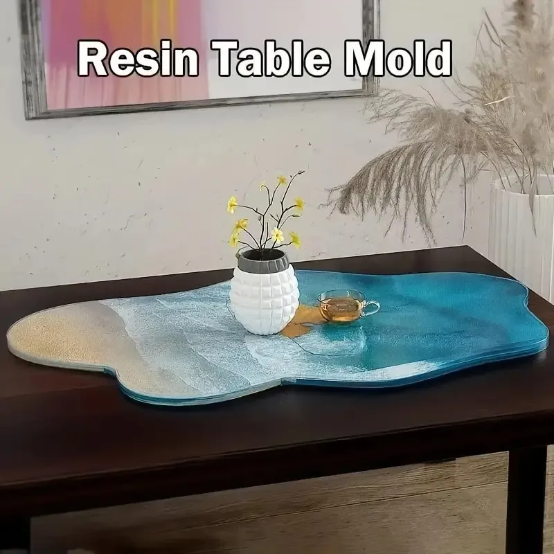 2026-Large 61cm Irregular tray - đánh giá và giá Resin Ocean Wave Mold