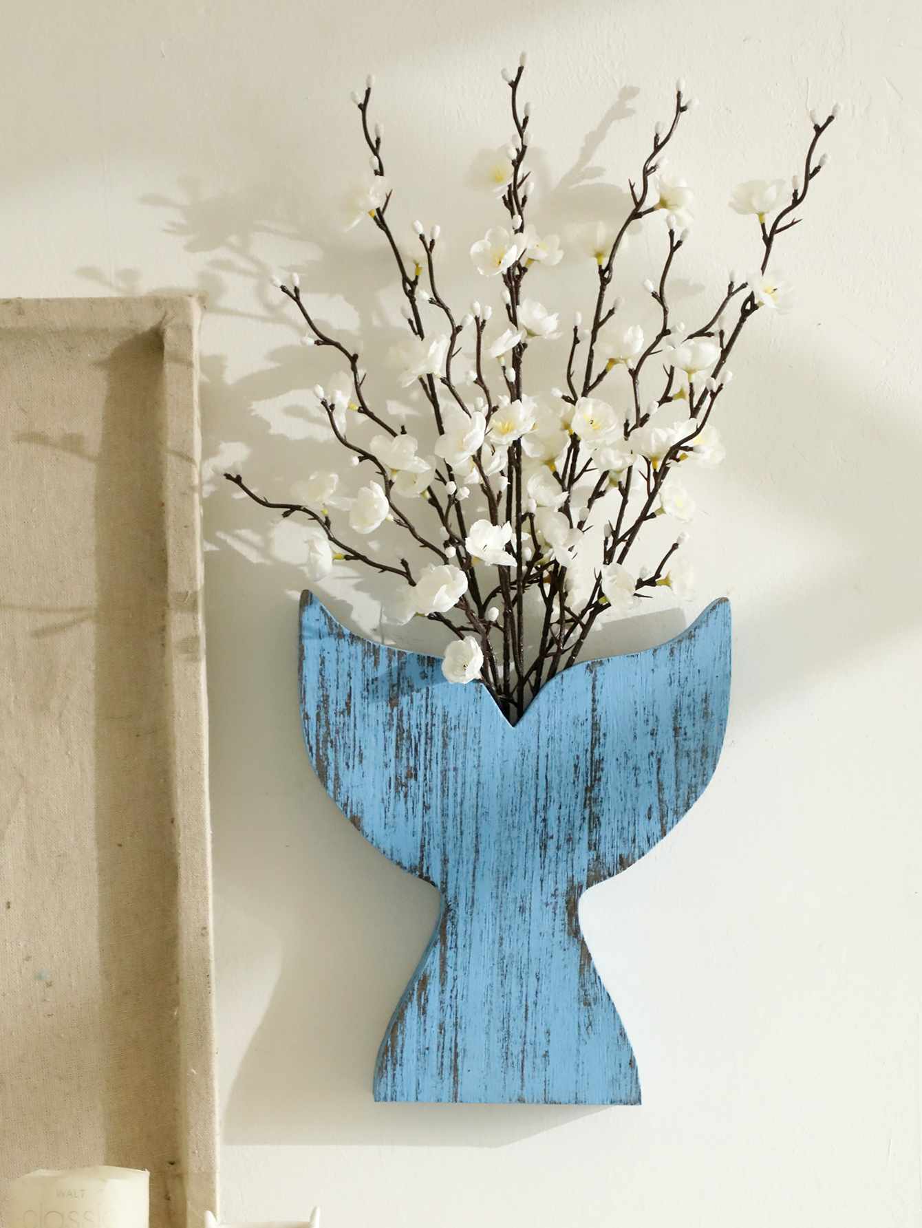 Nautical Wooden Vase Whale Tai - đánh giá và giá Dried Flower Bulk