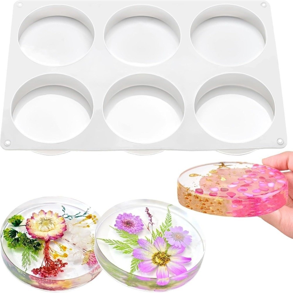 Creative Coasters Silicone Mol - đánh giá và giá Coaster Mold Round