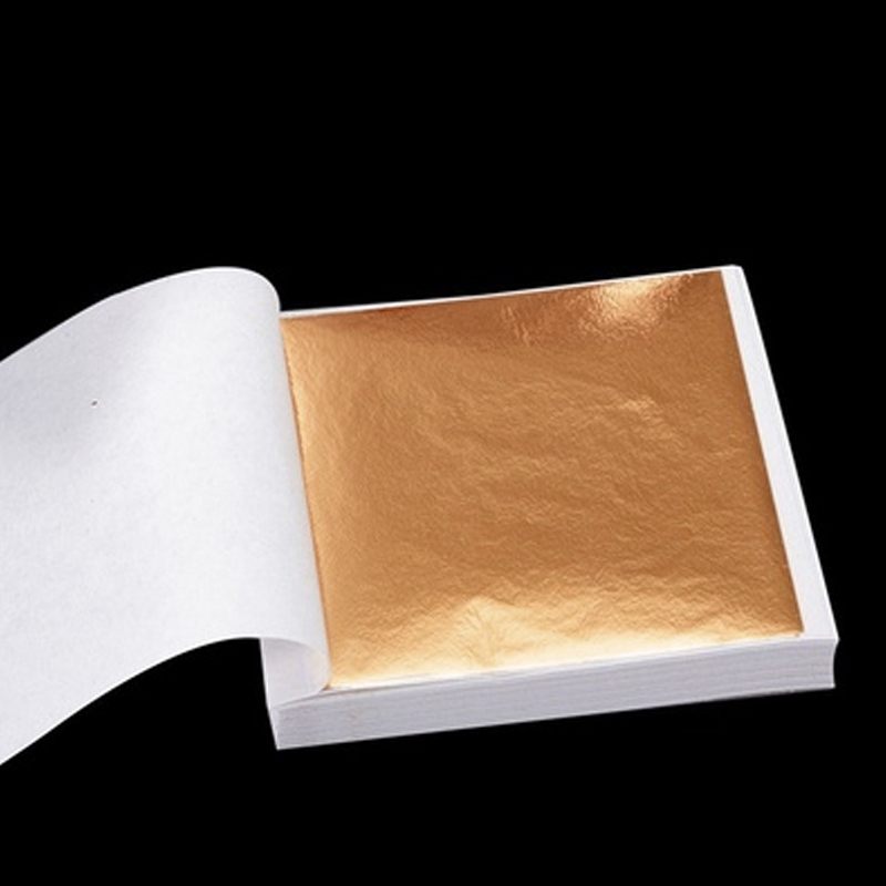100pcs  Art Craft Design Paper - đánh giá và giá Gold Foil Flakes