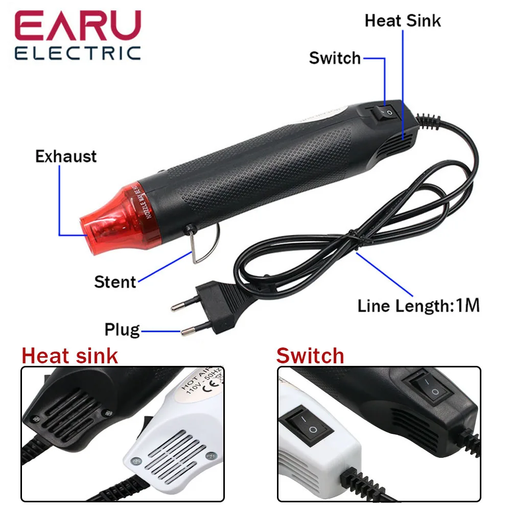 300W Mini Hot Air Gun Handheld - đánh giá và giá Heat Gun Small