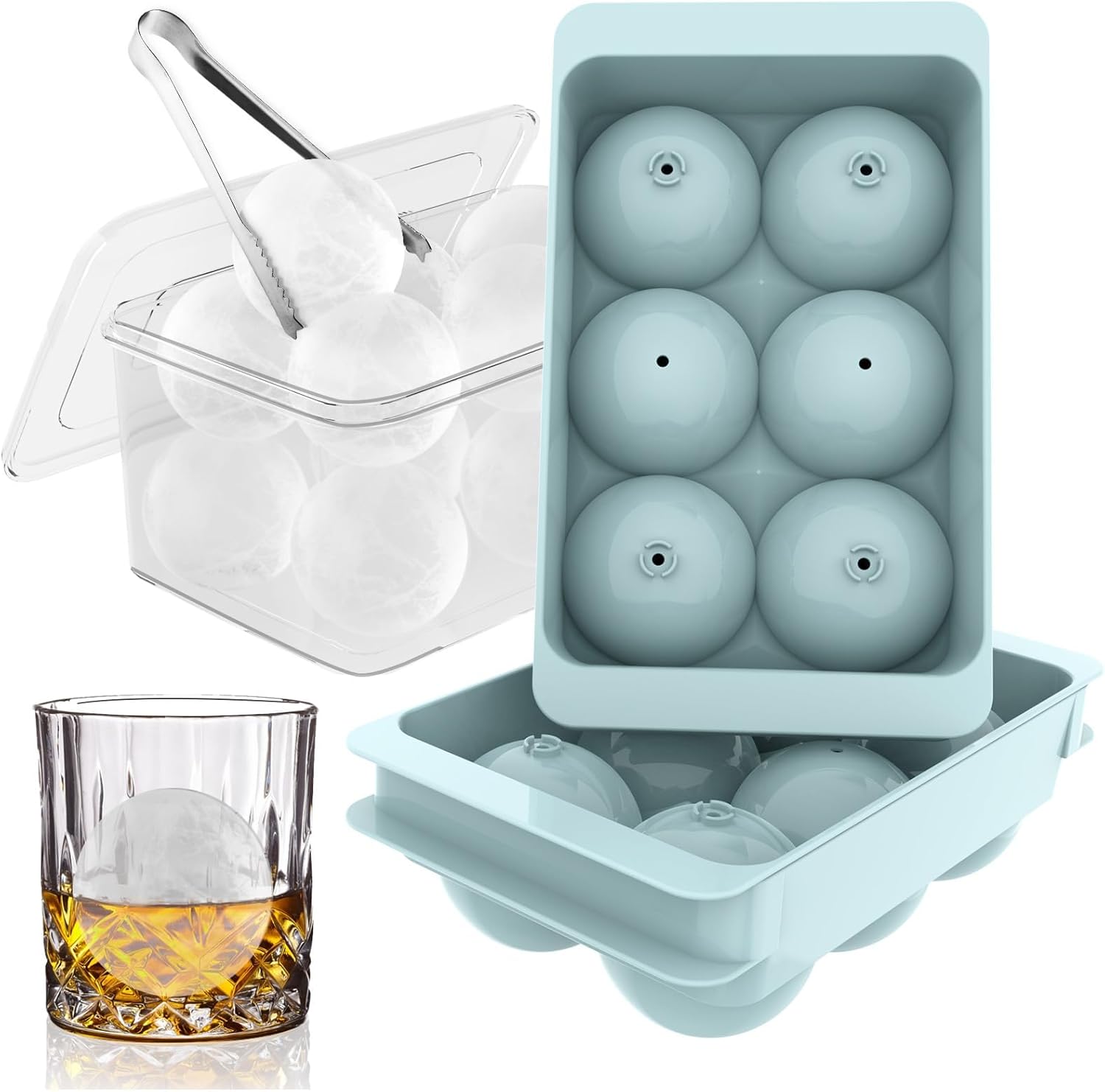Large Round Ice Cube Trays for - đánh giá và giá Coaster Mold Round