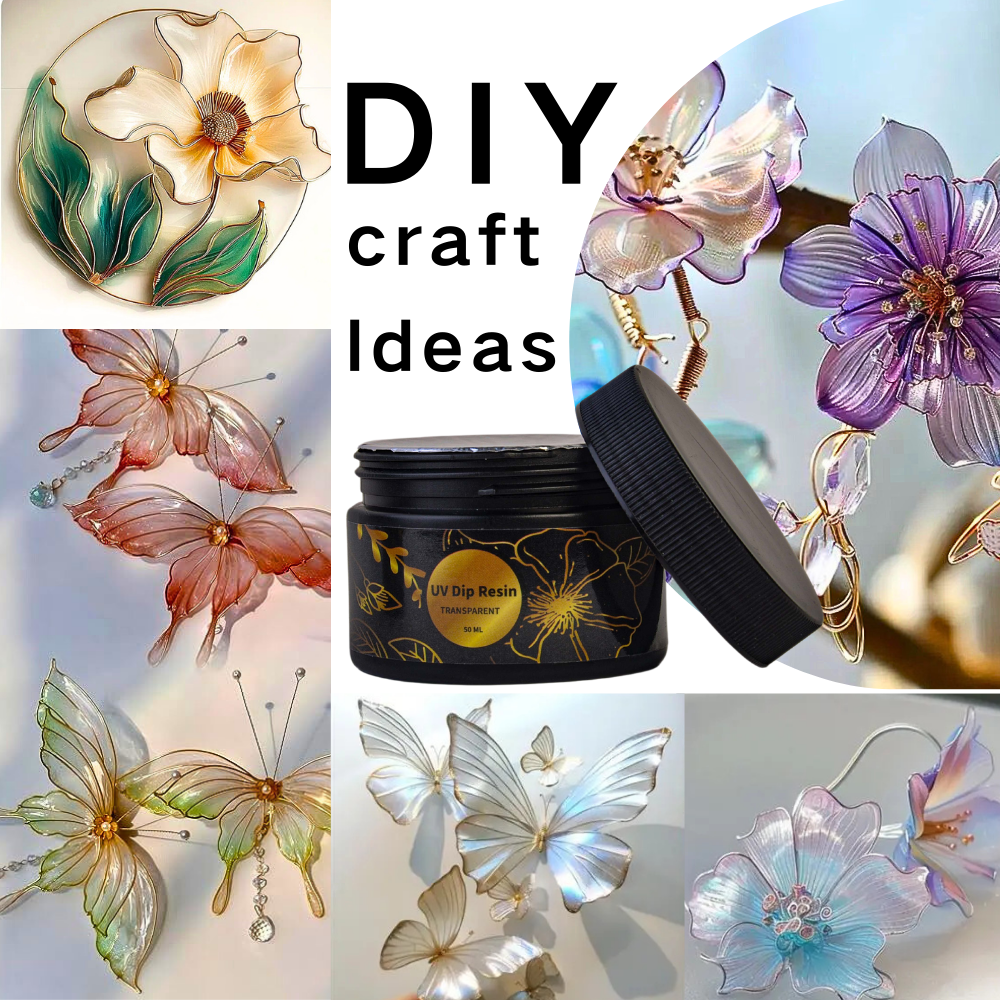 UV DIP Resin Glue Set 50/100ml - đánh giá và giá Flower Preservation Resin