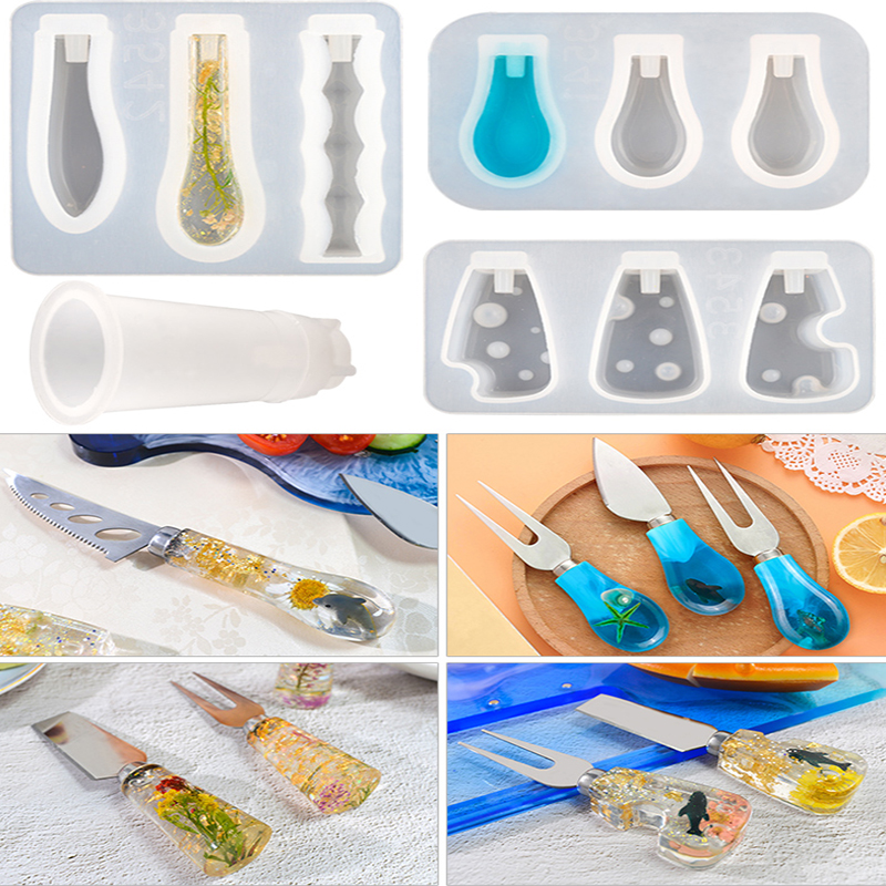 DM379 Knife And Fork Handle Re - đánh giá và giá Flower Preservation Resin