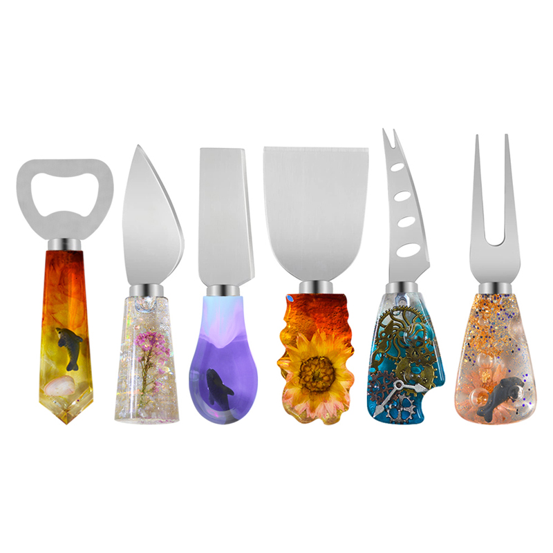 DM379 Knife And Fork Handle Re - đánh giá và giá Flower Preservation Resin