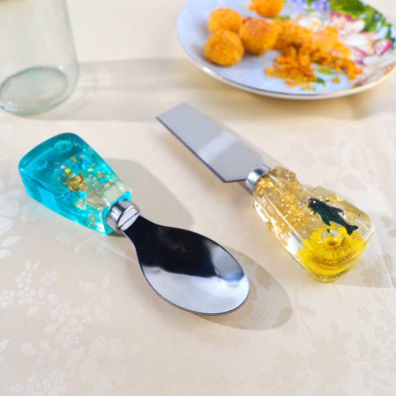 DM379 Knife And Fork Handle Re - đánh giá và giá Flower Preservation Resin
