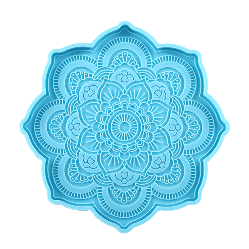 Mandala Coaster Silicone Mold  - đánh giá và giá Coaster Mold Round