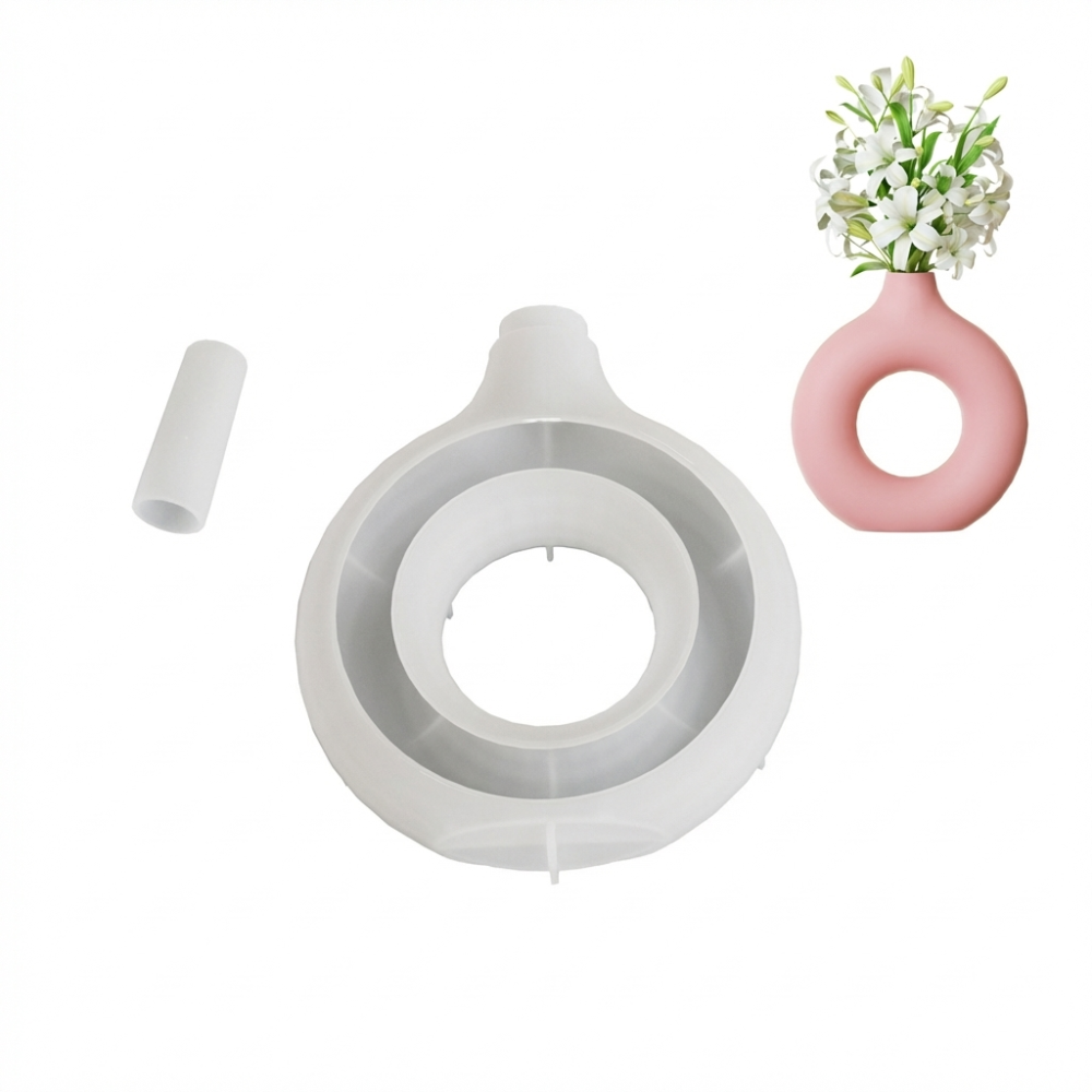 Oval Stripe Silicone Vase Mold - đánh giá và giá Resin Craft Workshop